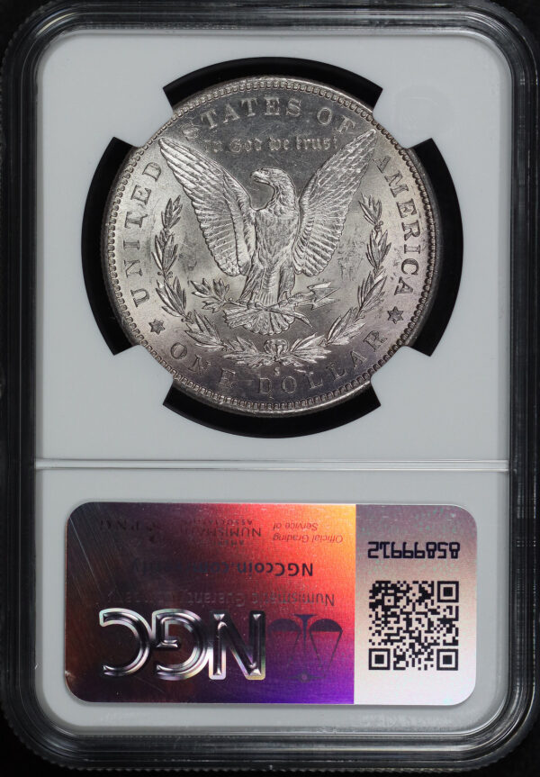 Reverse of this 1897-S Morgan Dollar NGC AU-58