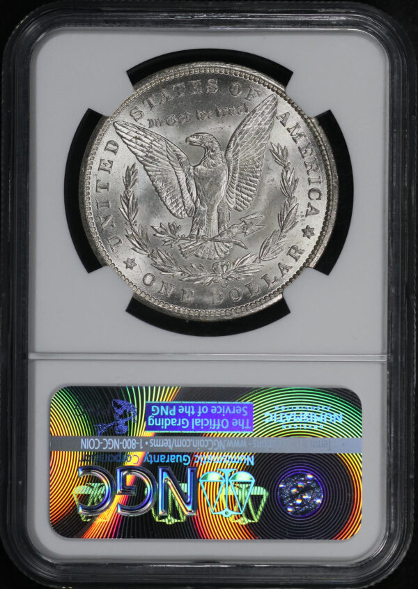 Reverse of this 1898-O Morgan Dollar NGC MS-64