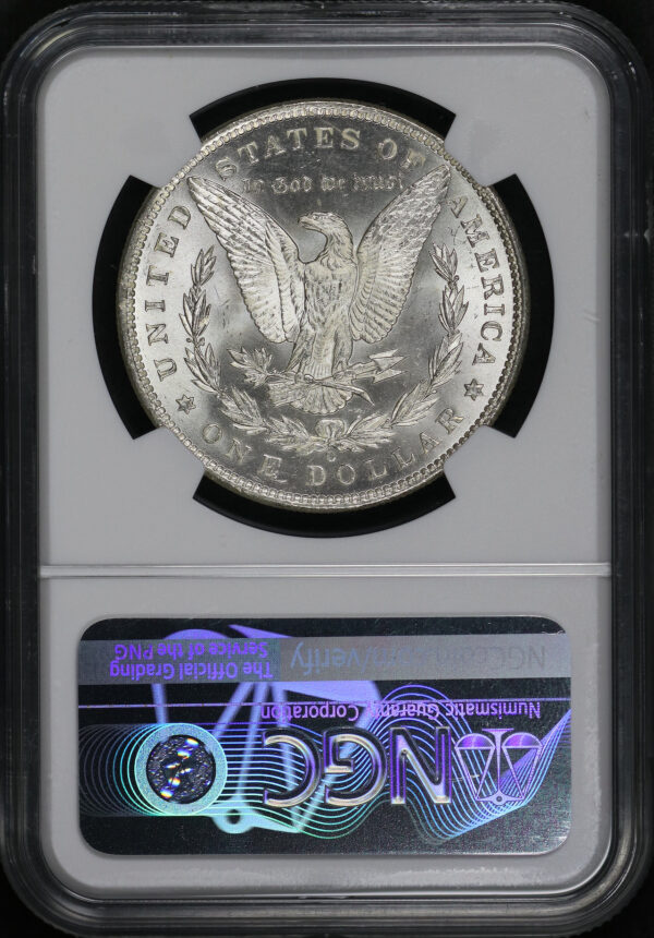 Reverse of this 1898-O Morgan Dollar NGC MS-64
