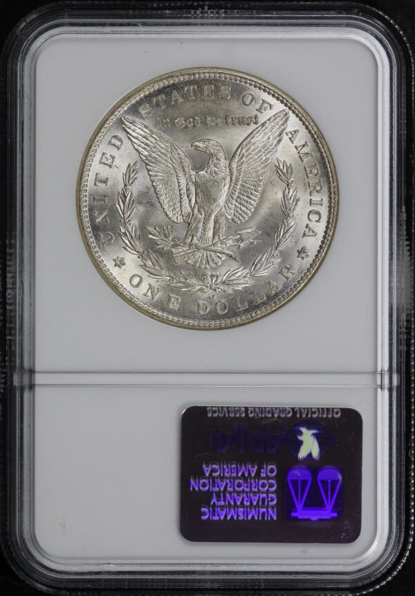 Reverse of this 1898-O Morgan Dollar NGC MS-64