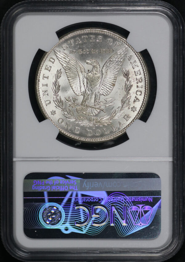 Reverse of this 1898-O Morgan Dollar NGC MS-66