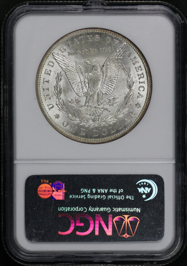Reverse of this 1898-O Morgan Dollar NGC MS-67