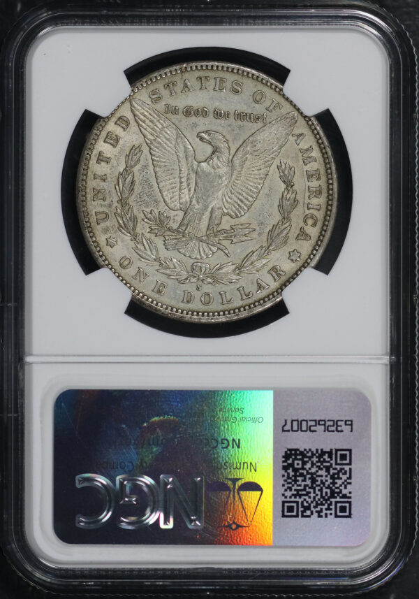 Reverse of this 1898-S Morgan Dollar NGC AU-53