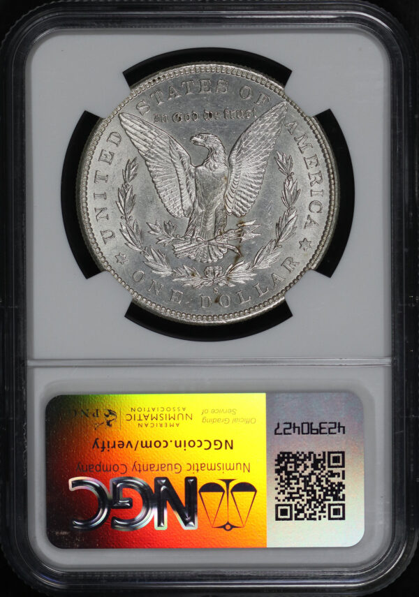 Reverse of this 1898-S Morgan Dollar NGC MS-61