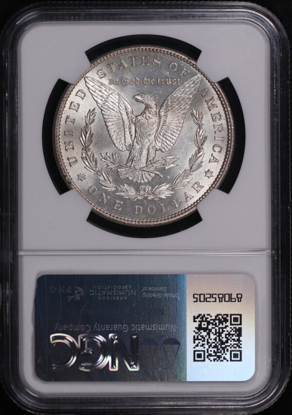 Reverse of this 1898-S Morgan Dollar NGC MS-62