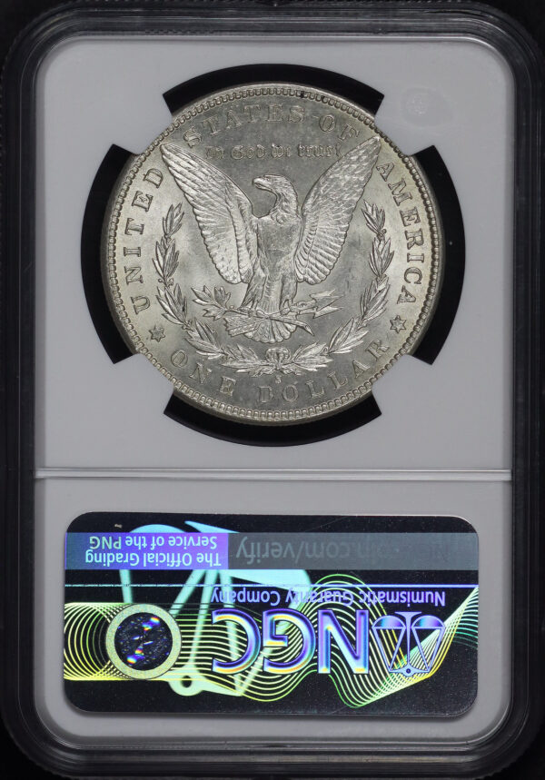 Reverse of this 1898-S Morgan Dollar NGC MS-63