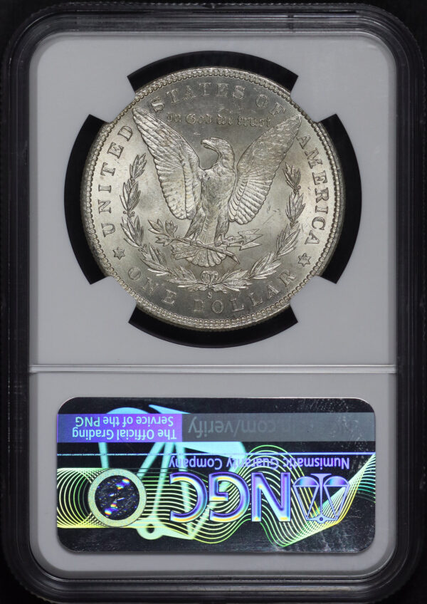 Reverse of this 1898-S Morgan Dollar NGC MS-63