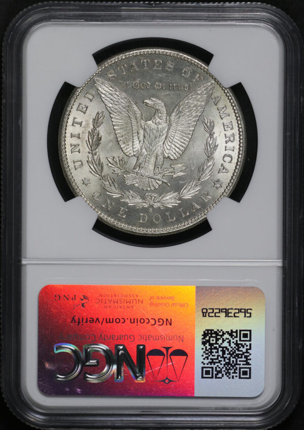 Reverse of this 1898-S Morgan Dollar NGC MS-63