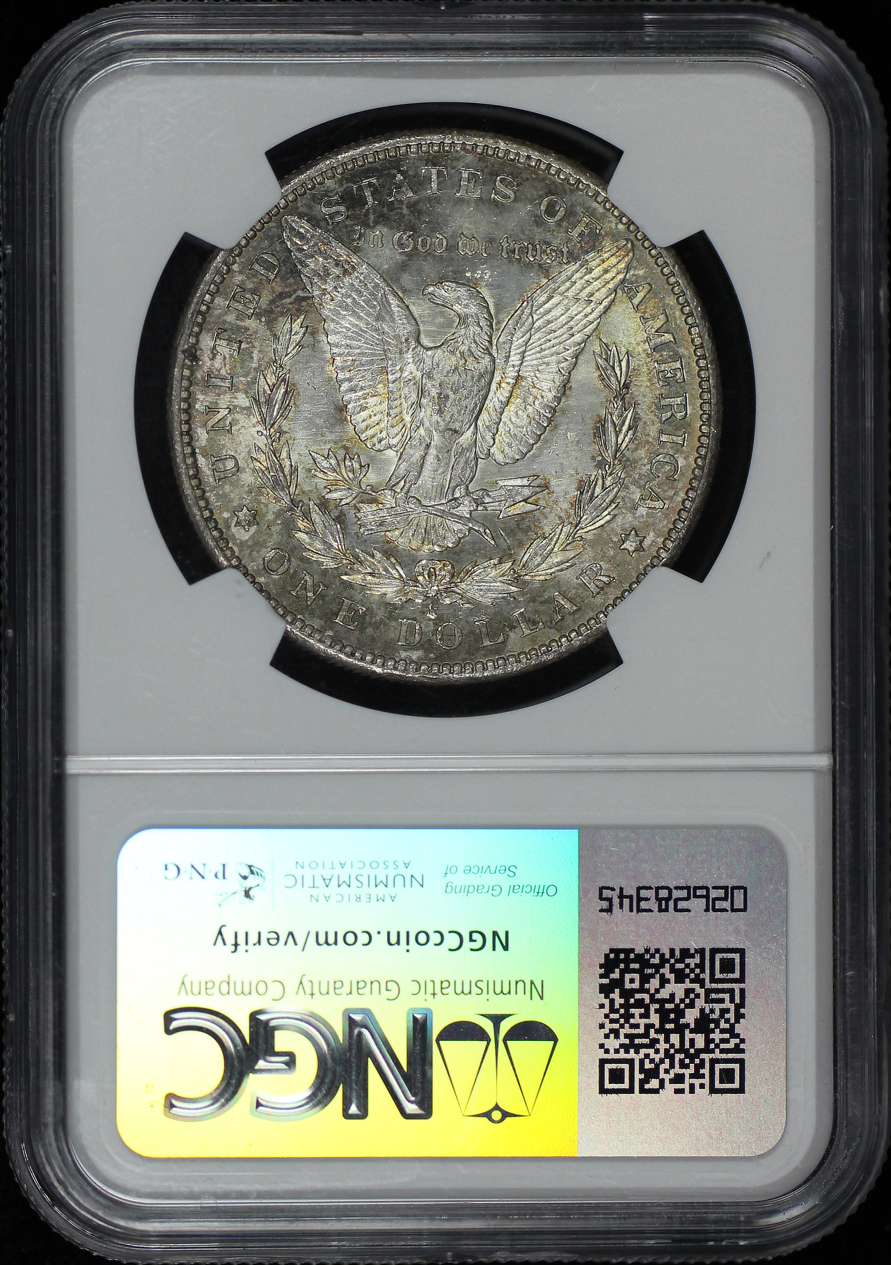Reverse of this 1898-S Morgan Dollar NGC MS-64 Redfield Hoard