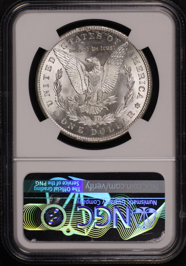 Reverse of this 1898-S Morgan Dollar NGC MS-64