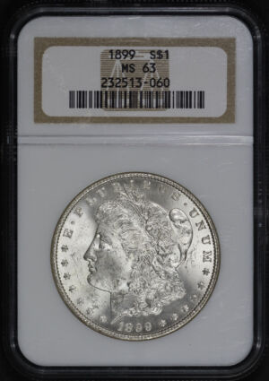 Obverse of this 1899 Morgan Dollar NGC MS-63