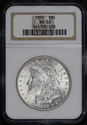 Obverse of this 1899 Morgan Dollar NGC MS-63