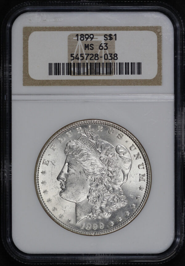 Obverse of this 1899 Morgan Dollar NGC MS-63