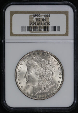 Obverse of this 1899 Morgan Dollar NGC MS-64
