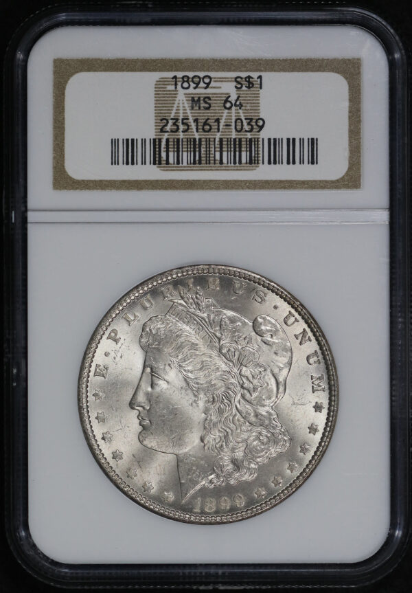 Obverse of this 1899 Morgan Dollar NGC MS-64
