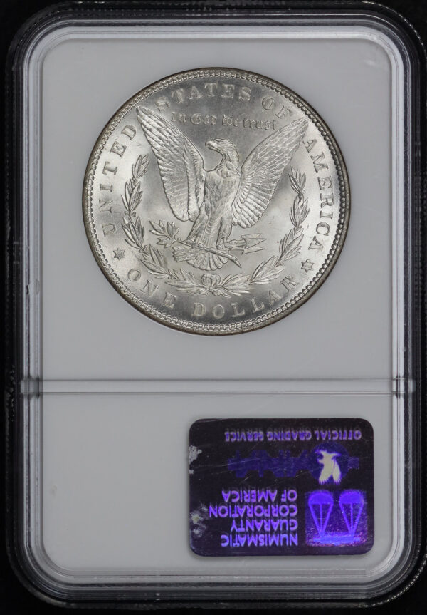 Reverse of this 1899 Morgan Dollar NGC MS-64