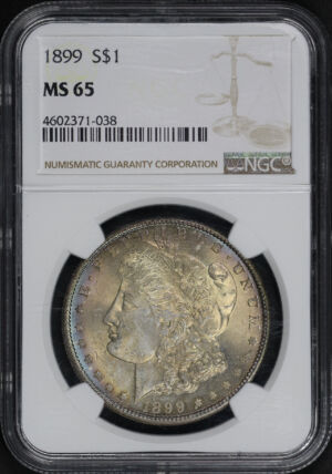 Obverse of this 1899 Morgan Dollar NGC MS-65