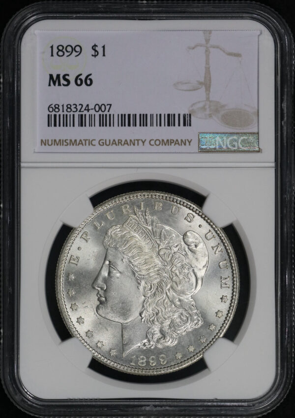 Obverse of this 1899 Morgan Dollar NGC MS-66
