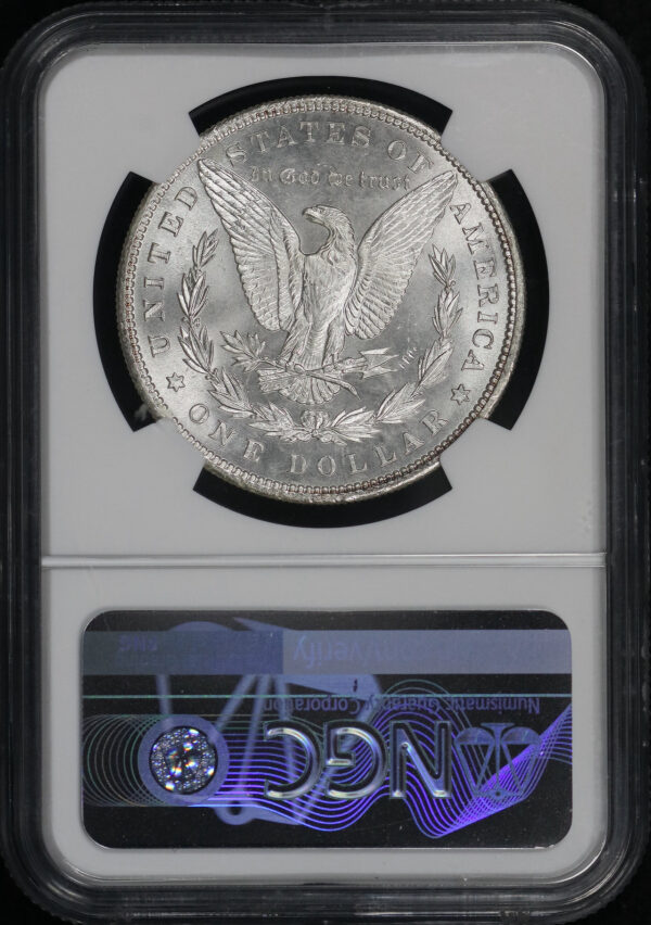 Reverse of this 1899 Morgan Dollar NGC MS-66