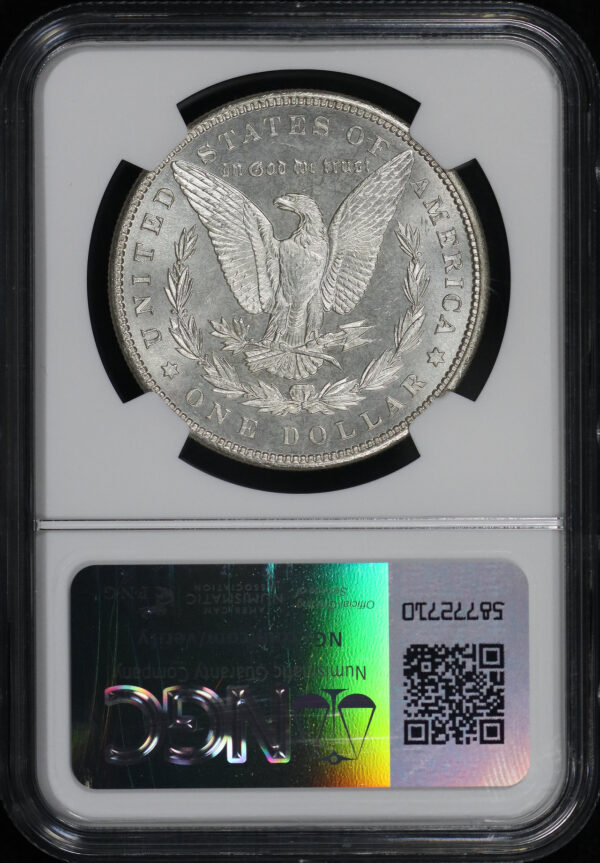 Reverse of this 1899 Morgan Dollar NGC MS-66