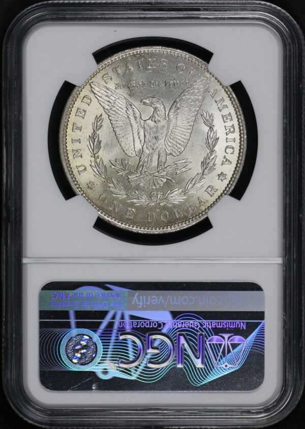 Reverse of this 1899-O Morgan Dollar NGC MS-62