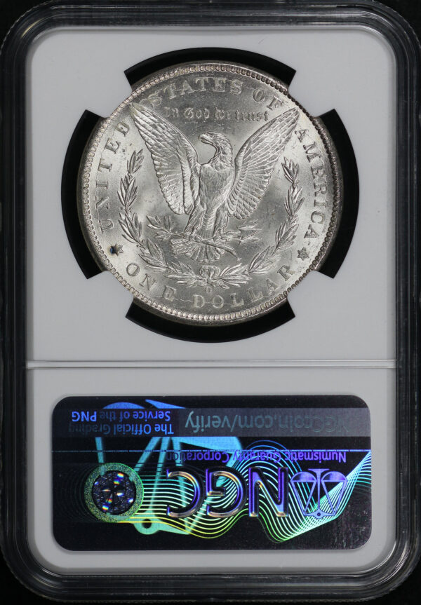 Reverse of this 1899-O Morgan Dollar NGC MS-62