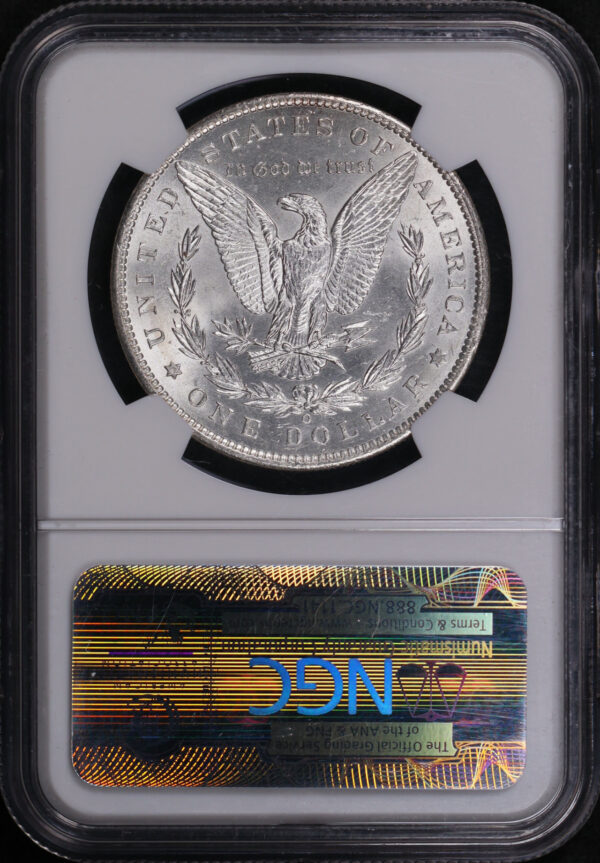 Reverse of this 1899-O Morgan Dollar NGC MS-63