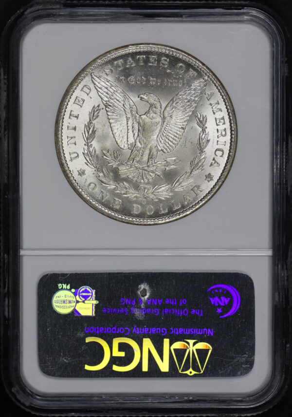 Reverse of this 1899-O Morgan Dollar NGC MS-64