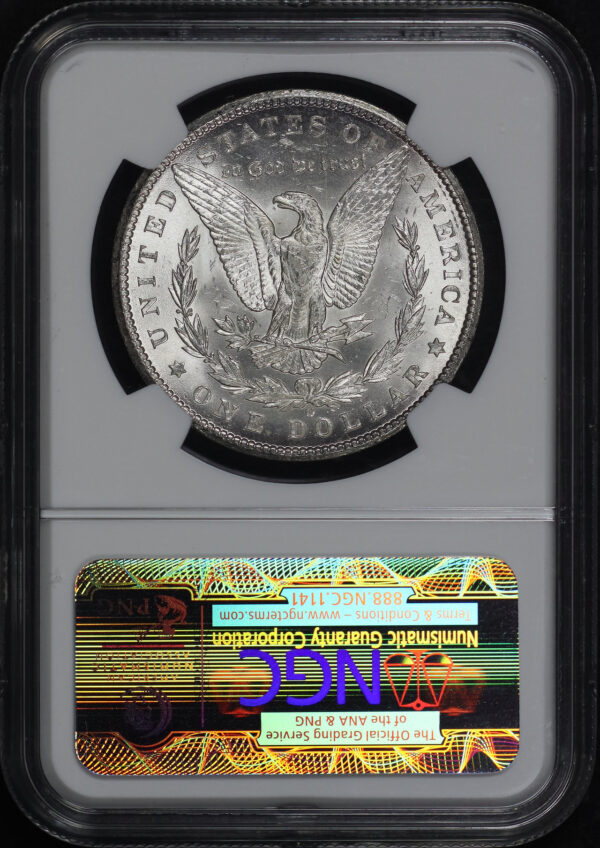 Reverse of this 1899-O Morgan Dollar NGC MS-65