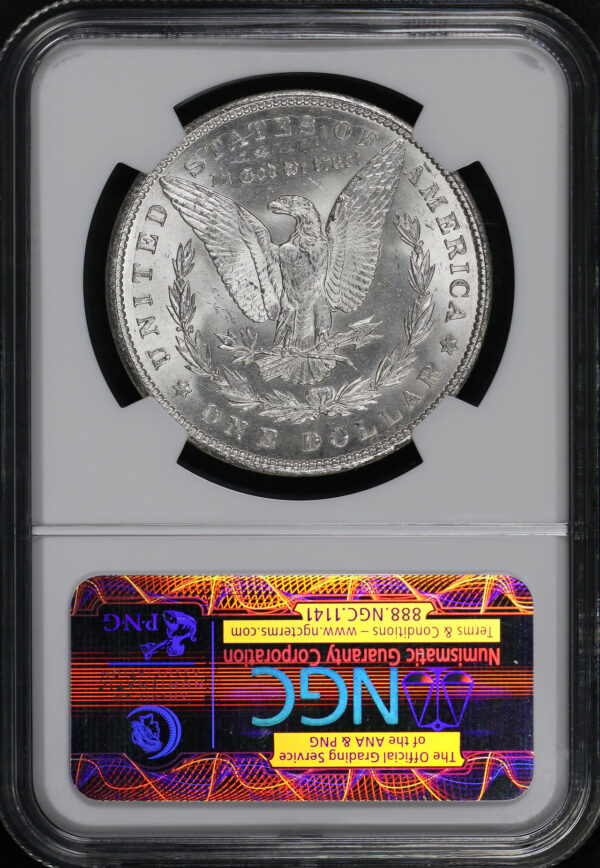 Reverse of this 1900 Morgan Dollar NGC MS-63 MUSIC CITY COLLECTION