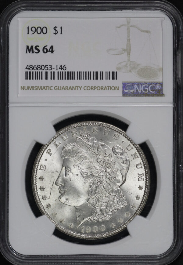 Obverse of this 1900 Morgan Dollar NGC MS-64