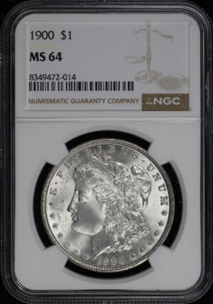 Obverse of this 1900 Morgan Dollar NGC MS-64