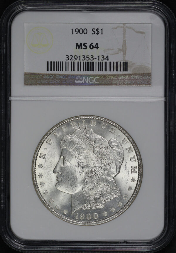 Obverse of this 1900 Morgan Dollar NGC MS-64