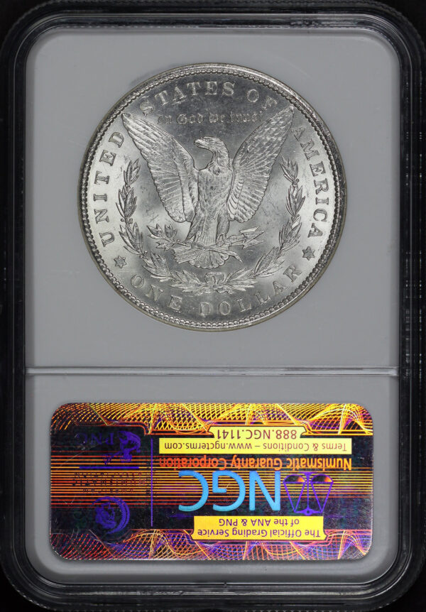 Reverse of this 1900 Morgan Dollar NGC MS-64