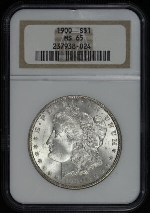 Obverse of this 1900 Morgan Dollar NGC MS-65