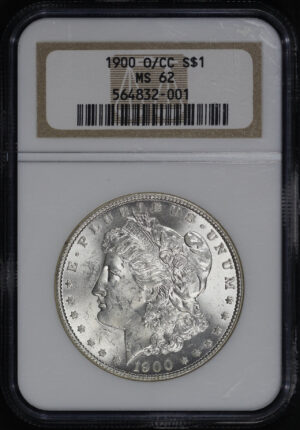 Obverse of this 1900-O/CC Top-100 Morgan Dollar NGC MS-62