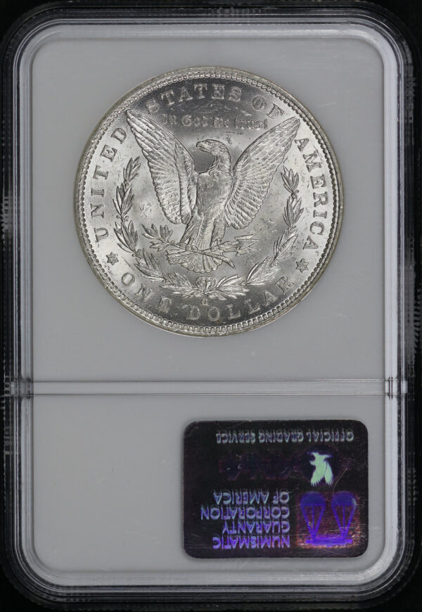 Reverse of this 1900 O/cc Top-100 Morgan Dollar NGC MS-62