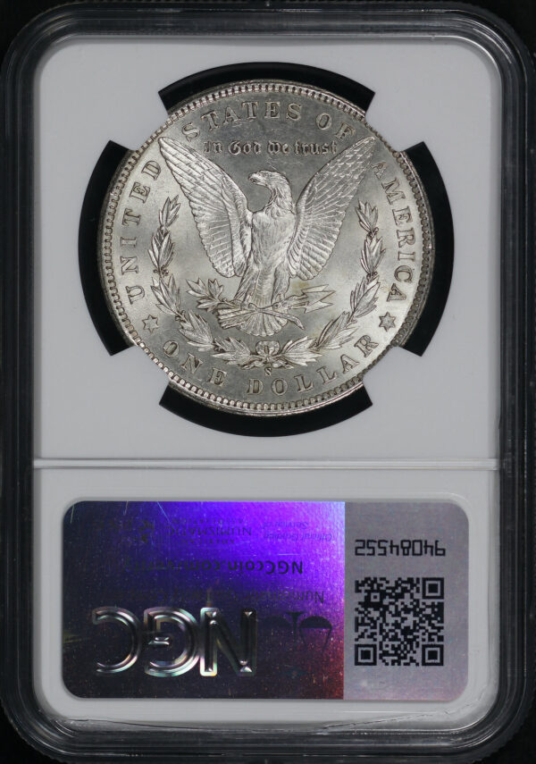 Reverse of this 1900-S Morgan Dollar NGC MS-62