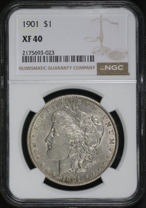 Obverse of this 1901 Morgan Dollar NGC XF-40