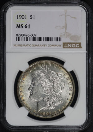 Obverse of this 1901 Morgan Dollar NGC MS-61