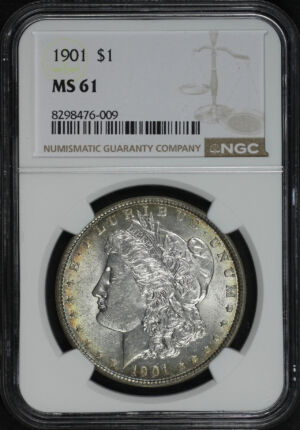 Obverse of this 1901 Morgan Dollar NGC MS-61