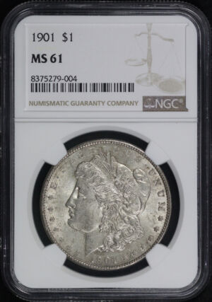 Obverse of this 1901 Morgan Dollar NGC MS-61