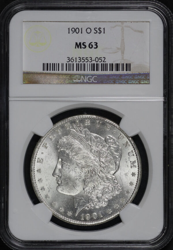 Obverse of this 1901-O Morgan Dollar NGC MS-63