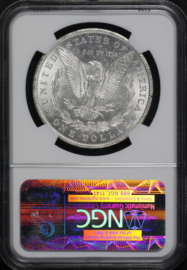Reverse of this 1901-O Morgan Dollar NGC MS-63