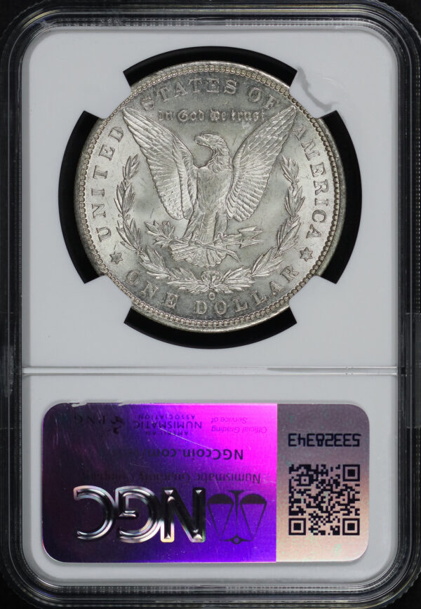 Reverse of this 1901-O Morgan Dollar NGC MS-63