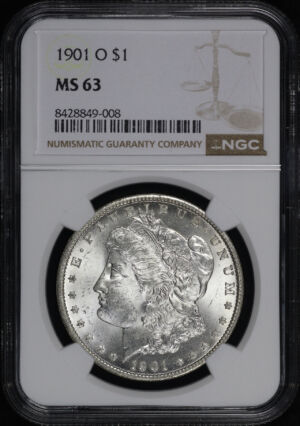 Obverse of this 1901-O Morgan Dollar NGC MS-63