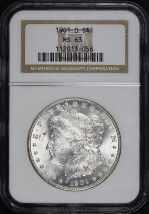Obverse of this 1901-O Morgan Dollar NGC MS-63
