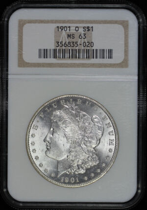 Obverse of this 1901-O Morgan Dollar NGC MS-63