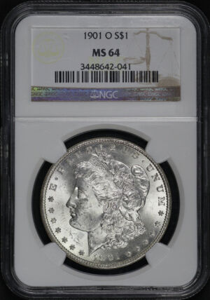 Obverse of this 1901-O Morgan Dollar NGC MS-64