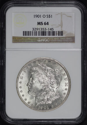 Obverse of this 1901-O Morgan Dollar NGC MS-64